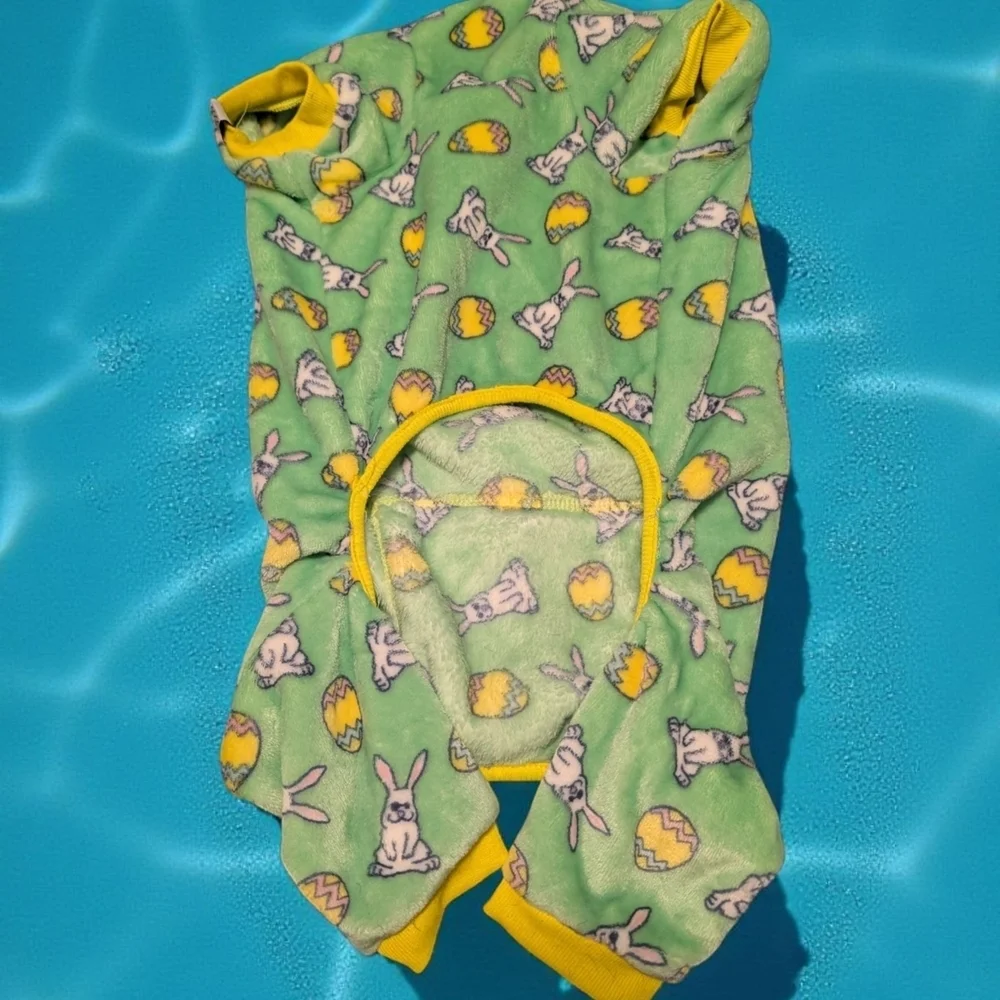 Life Is Good Bunny And Egg Dog Pajama Size XL (EUC)